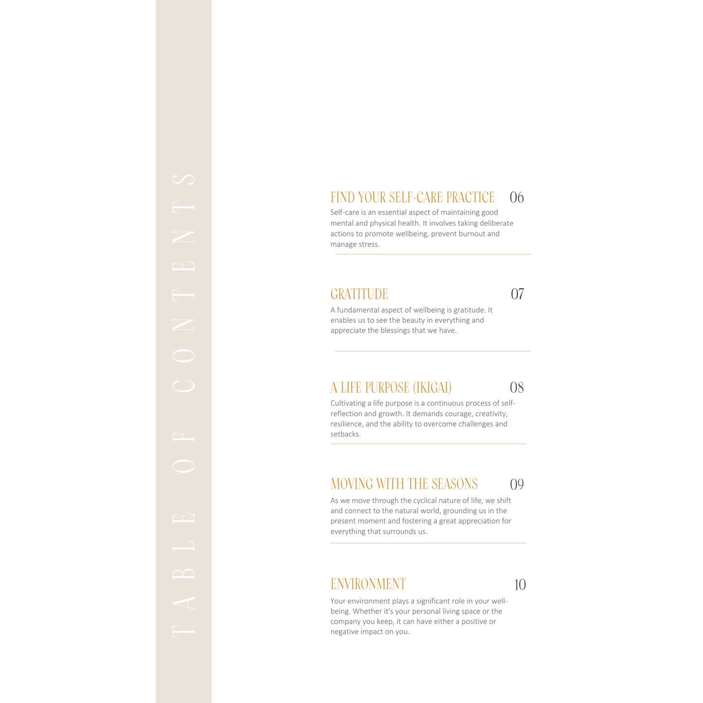 Wellbeing Journal Digital Ebook