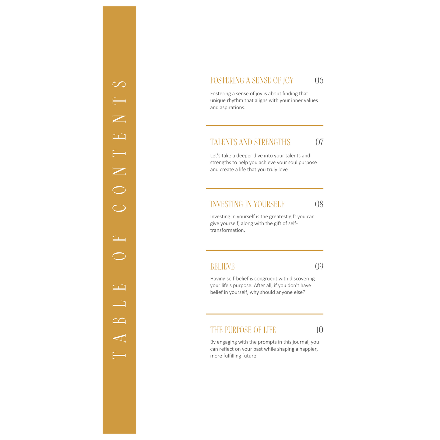 Life Purpose Journal Digital Ebook