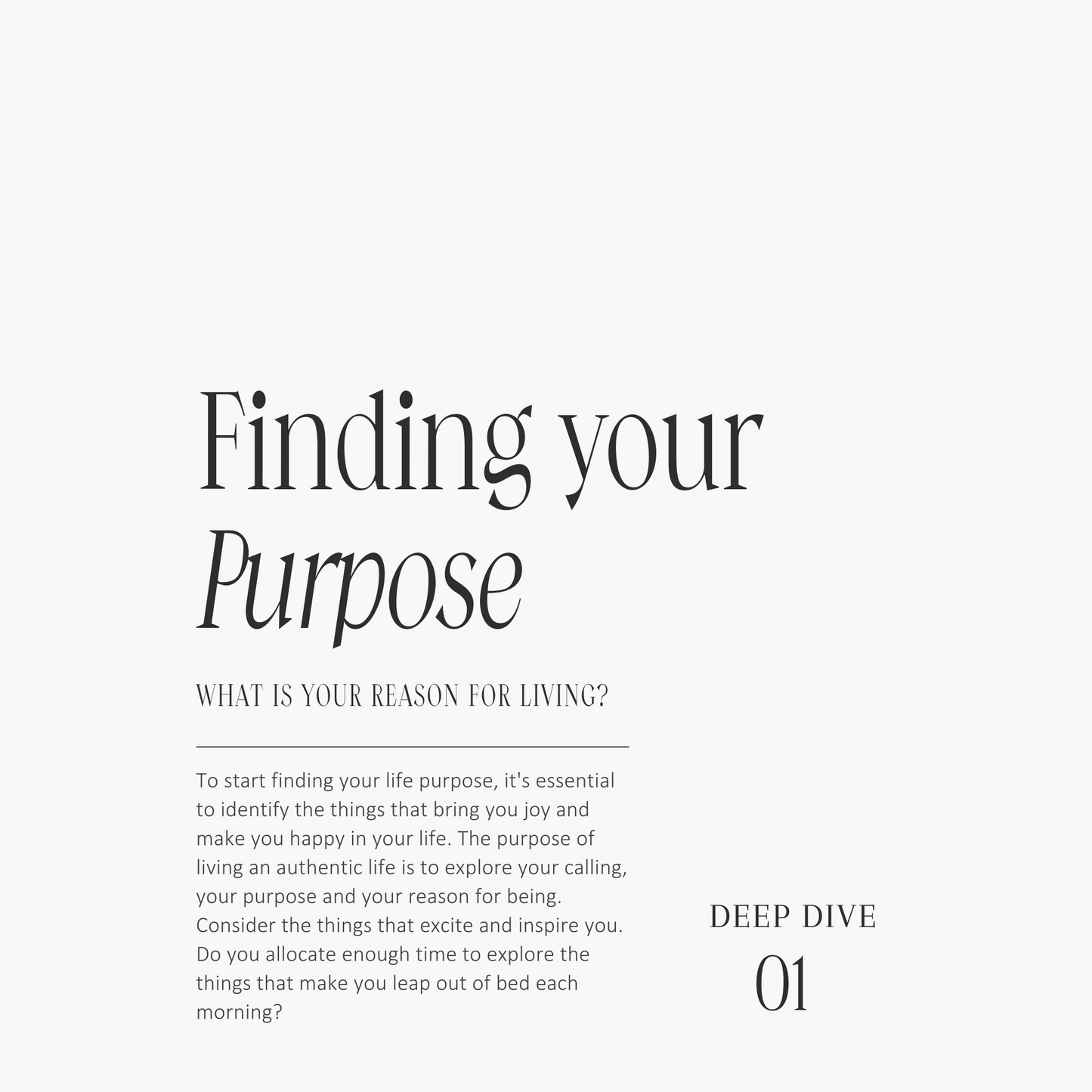 Life Purpose Journal Digital Ebook