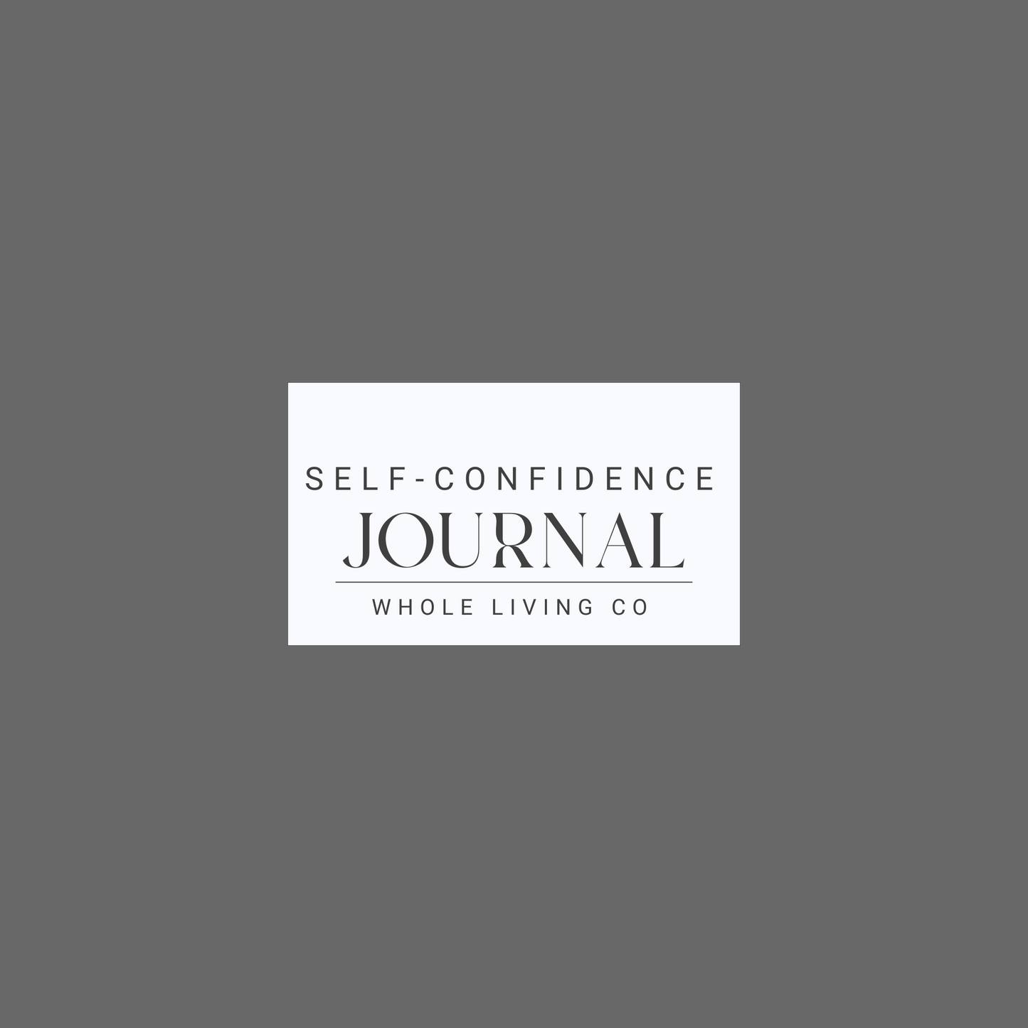 Self-Confidence Journal Digital Ebook