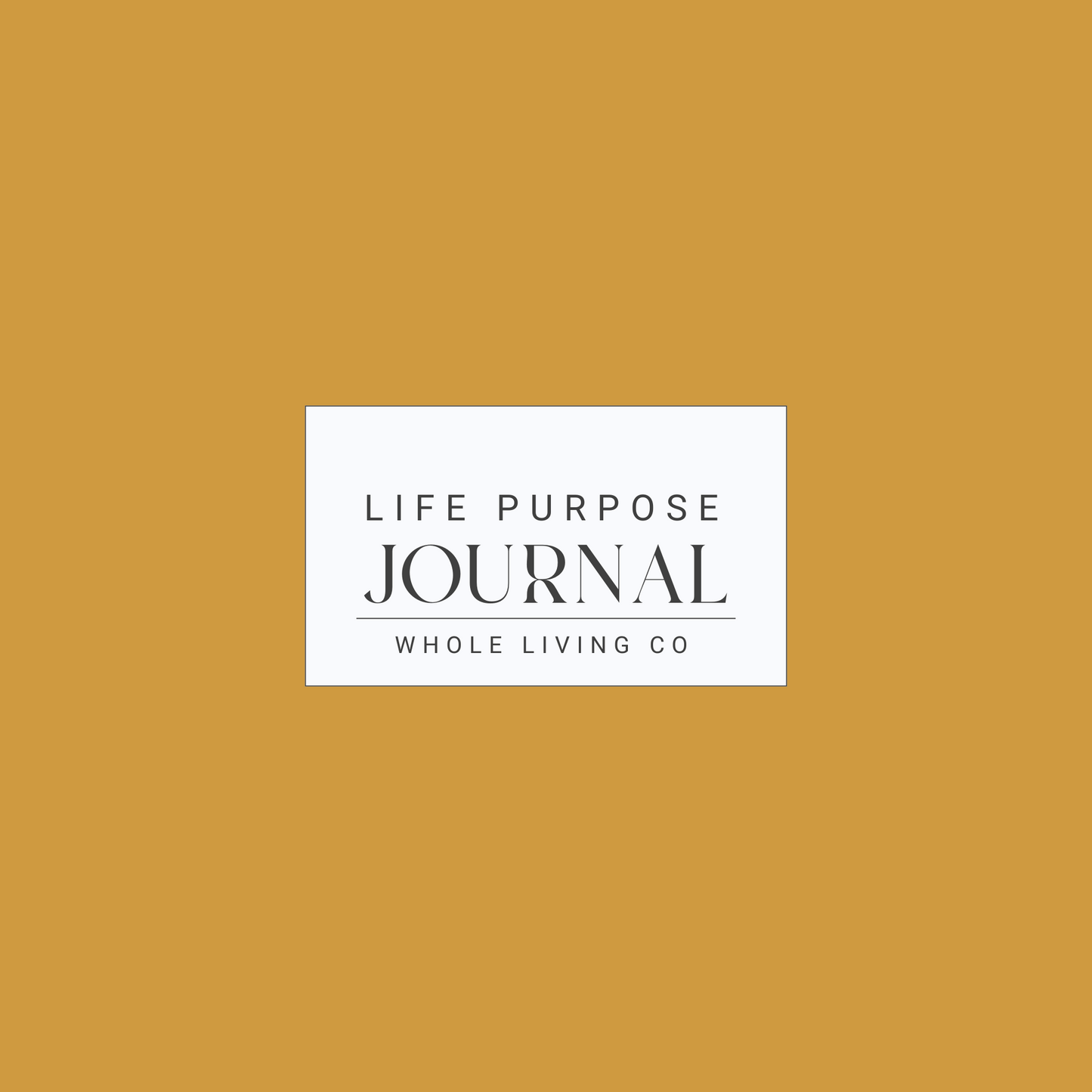 Life Purpose Journal Digital Ebook
