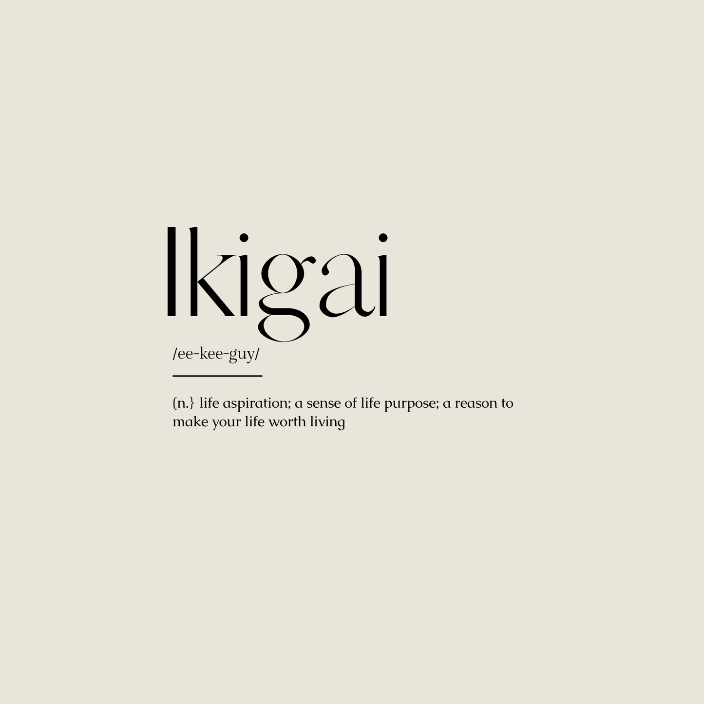 The Ikigai Notebook