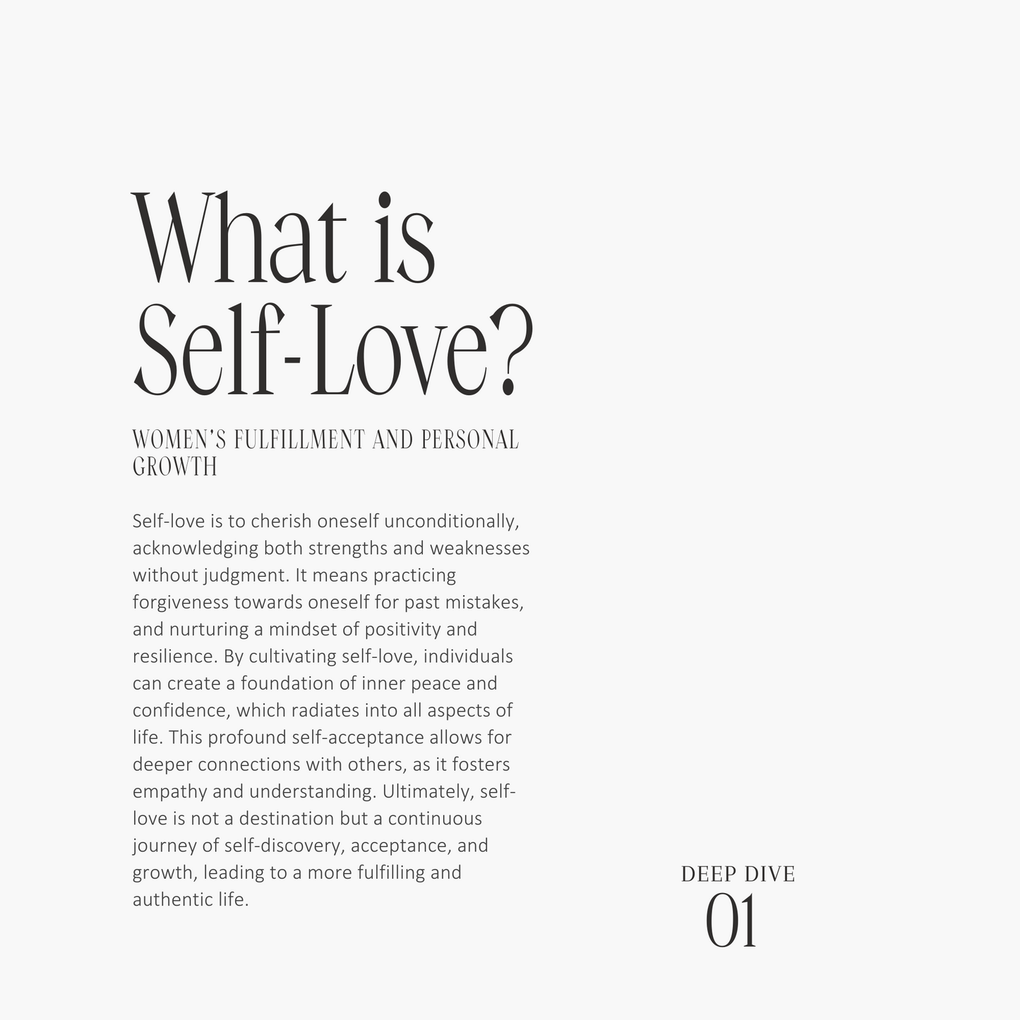 Self-Love Journal Digital Ebook
